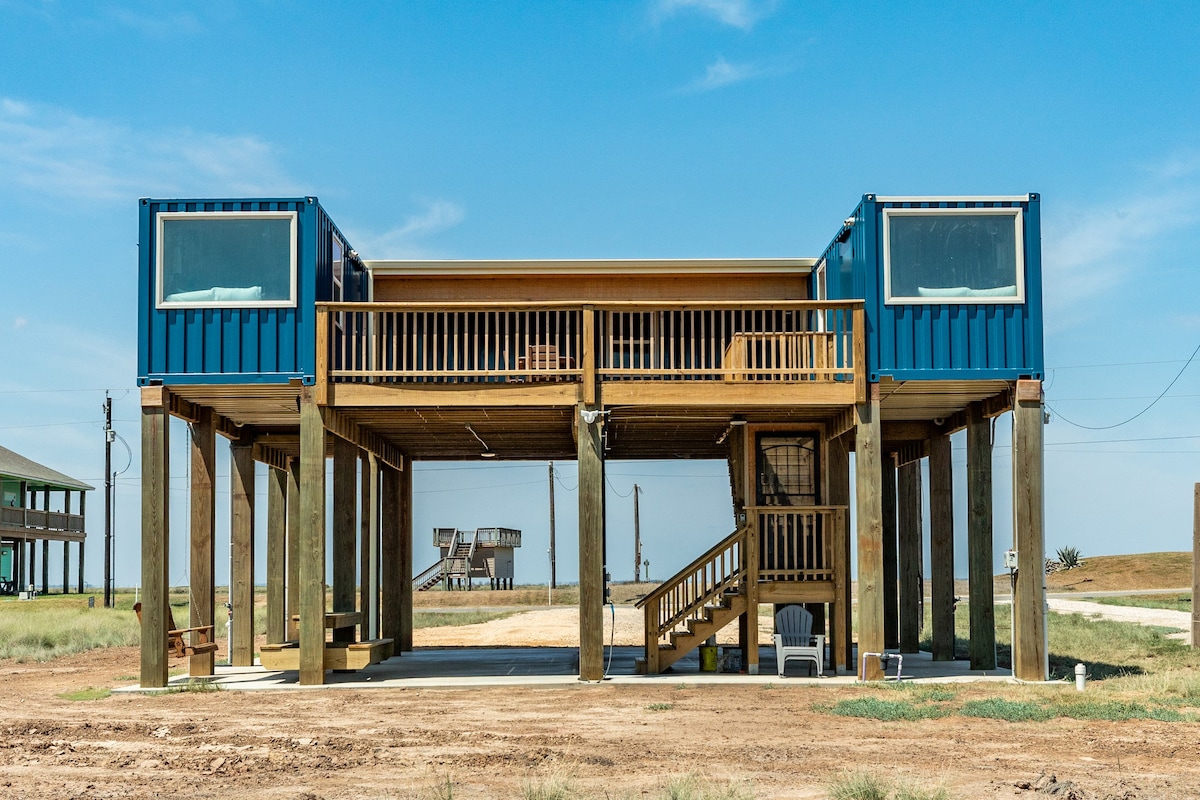 NEW Seagull Shipping Container Beachfront Home