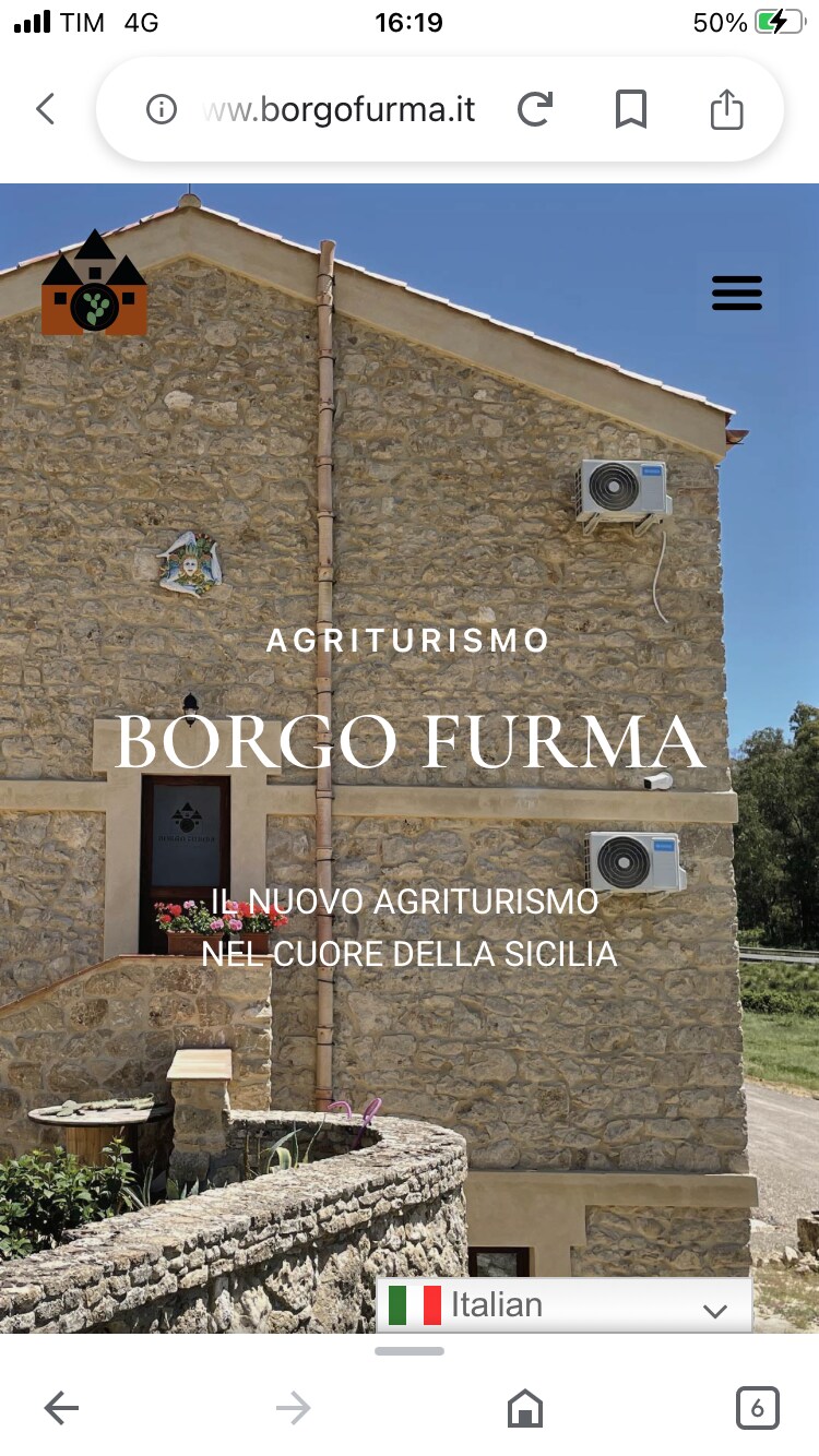 Agriturismo Borgo Furma camera Floristella