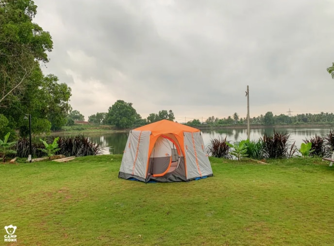 Lakeview Octagon Tent at Camp Monk