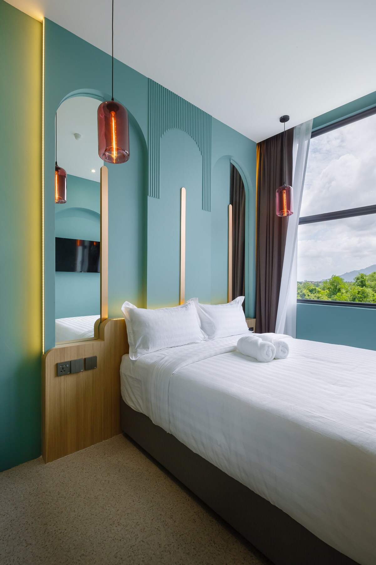 标准加大双人床房， Wellesley Hotel Simpang Ampat