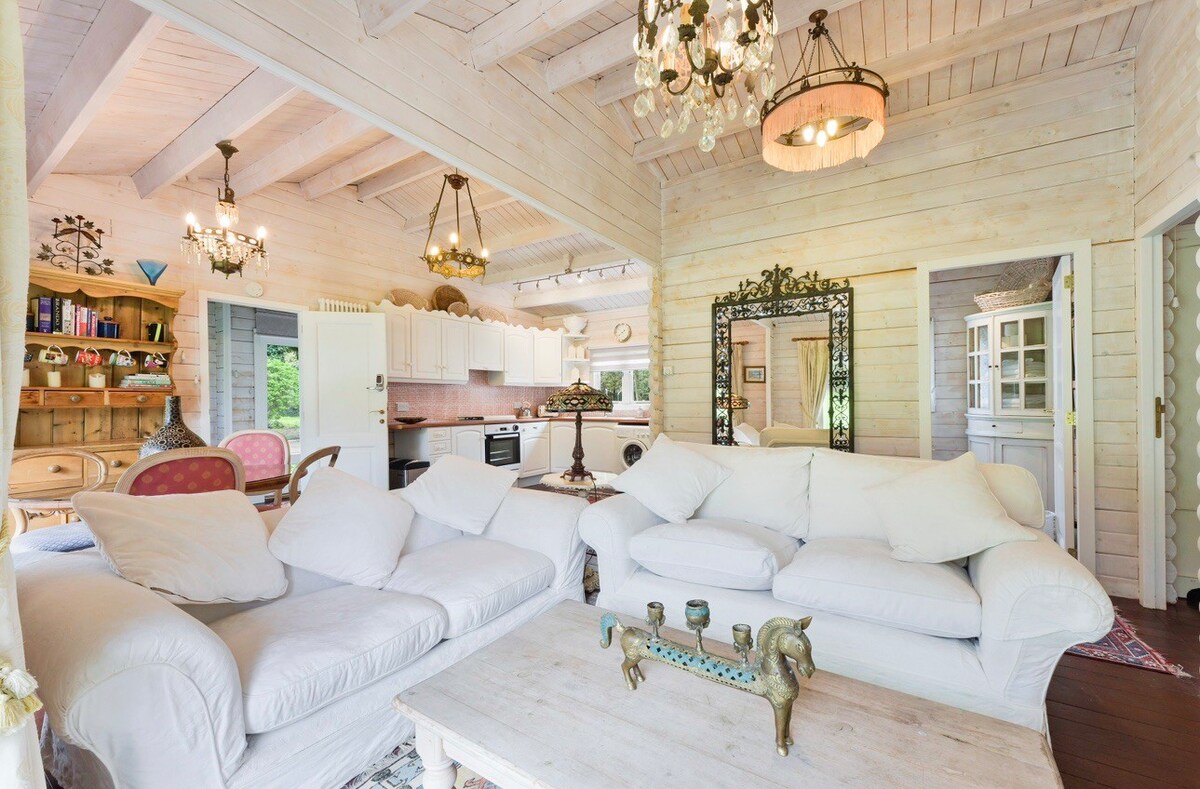 Designer cabin on private estate, Surrey.