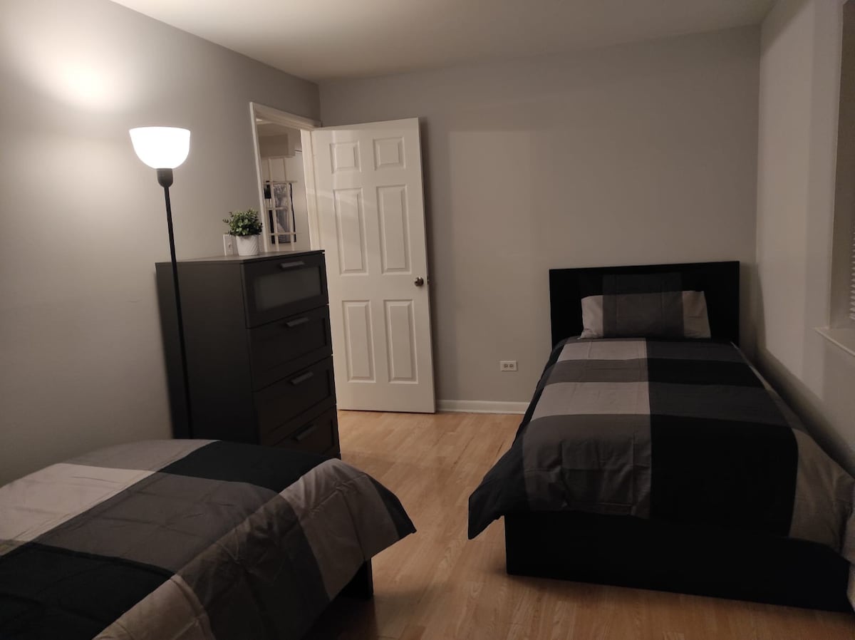 舒适的2卧室公寓- Des Plaines