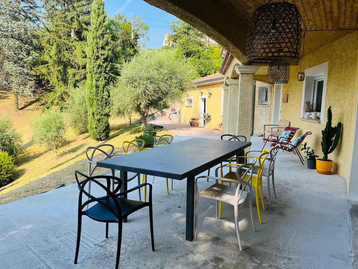 Villa avec piscine en Ardeche