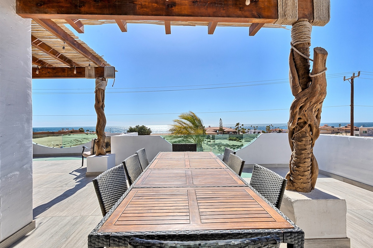 Casa Gio -私人泳池、露台，可欣赏海景
