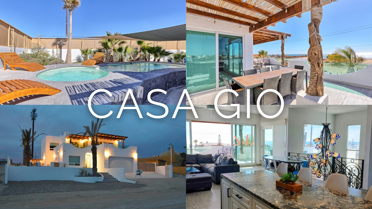 Casa Gio -私人泳池、露台，可欣赏海景