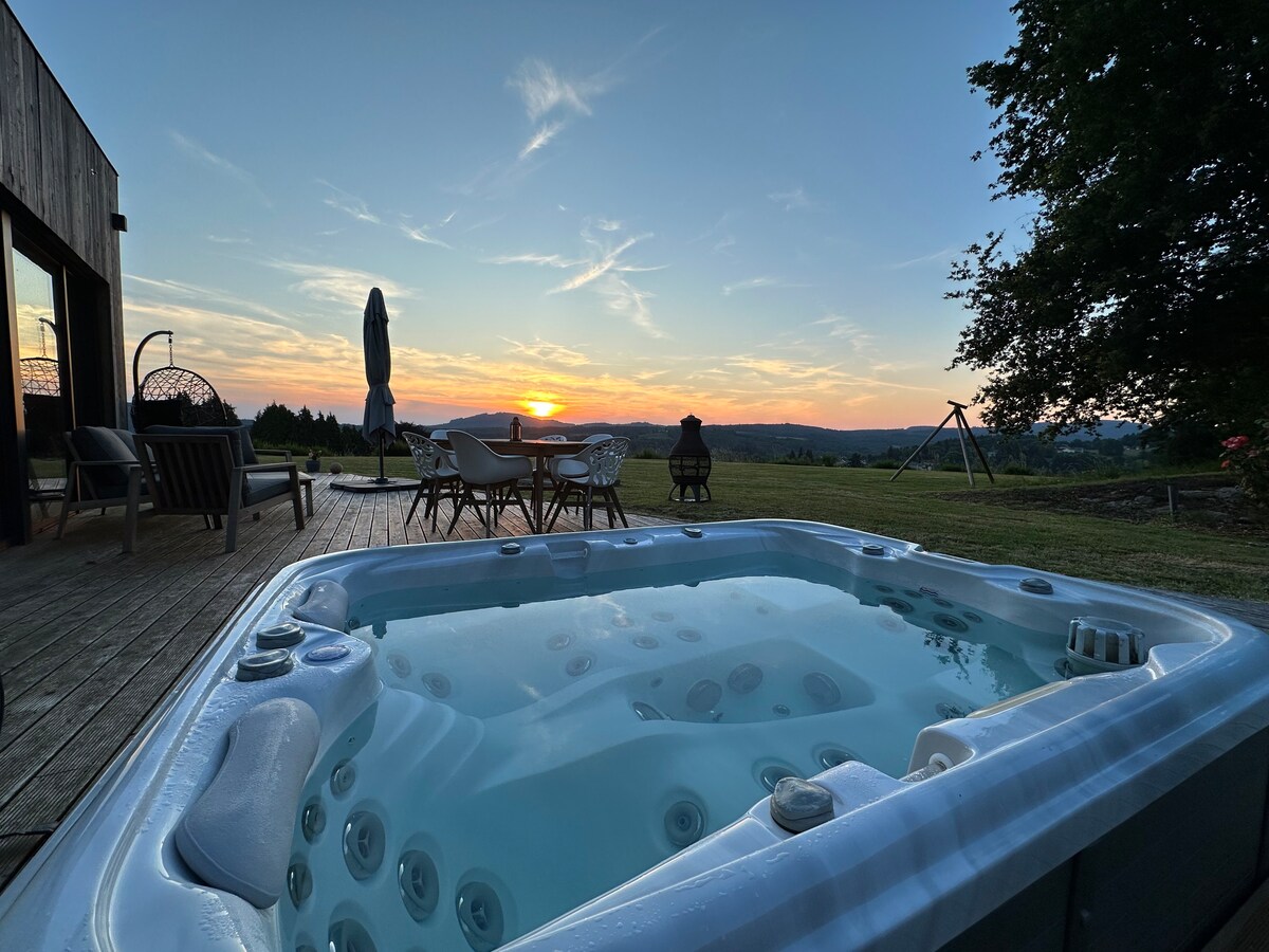 Maison de campagne avec jacuzzi