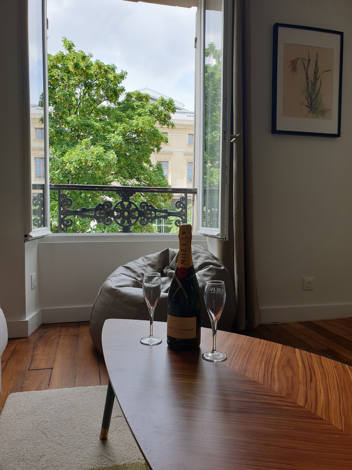 Cozy 1BR overlooking the Park (Jardin des Plantes)