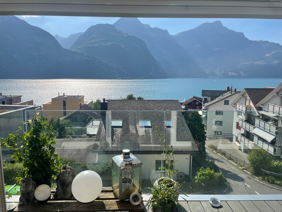 Wohnung mit traumhafter Aussicht in Flüelen, Uri