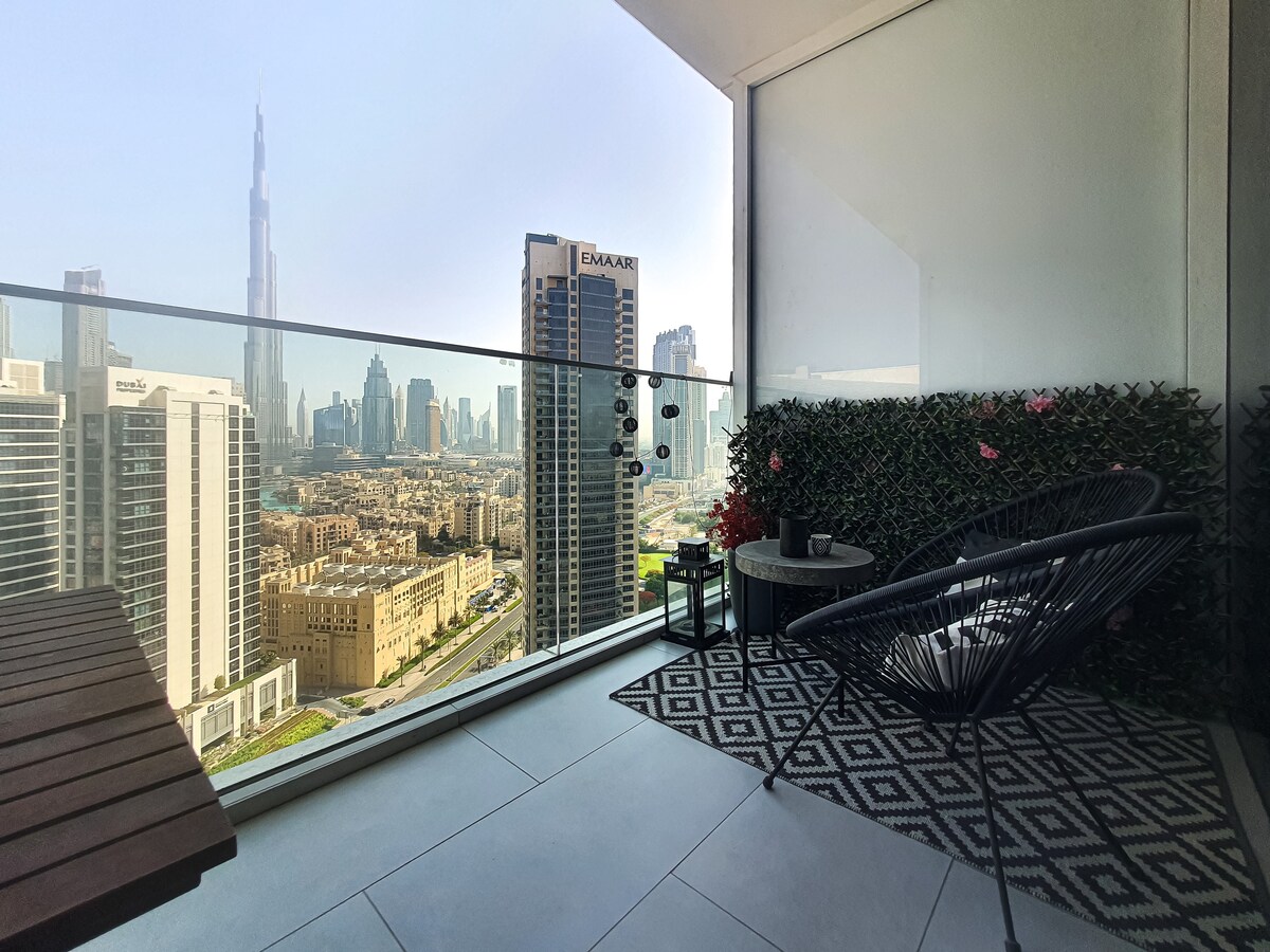 Lux Studio in Downtown, Amazing Burj Khalifa View