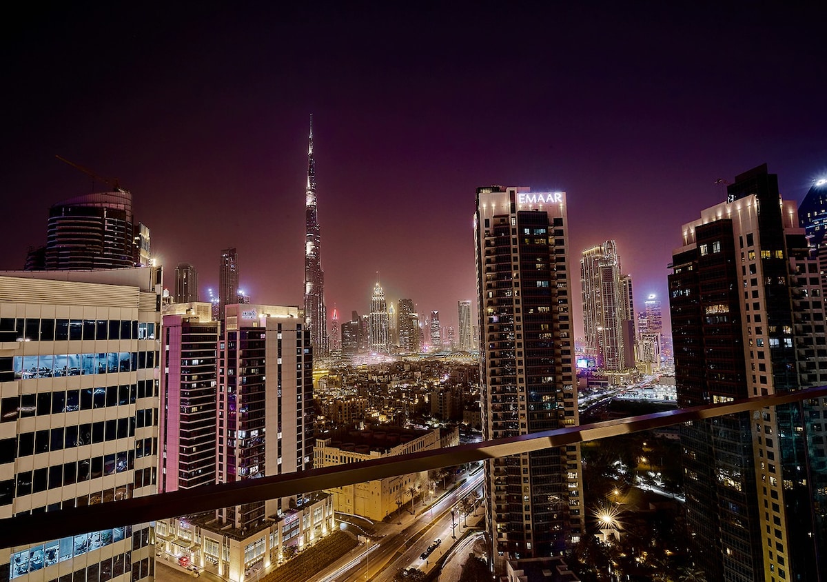 Lux Studio in Downtown, Amazing Burj Khalifa View