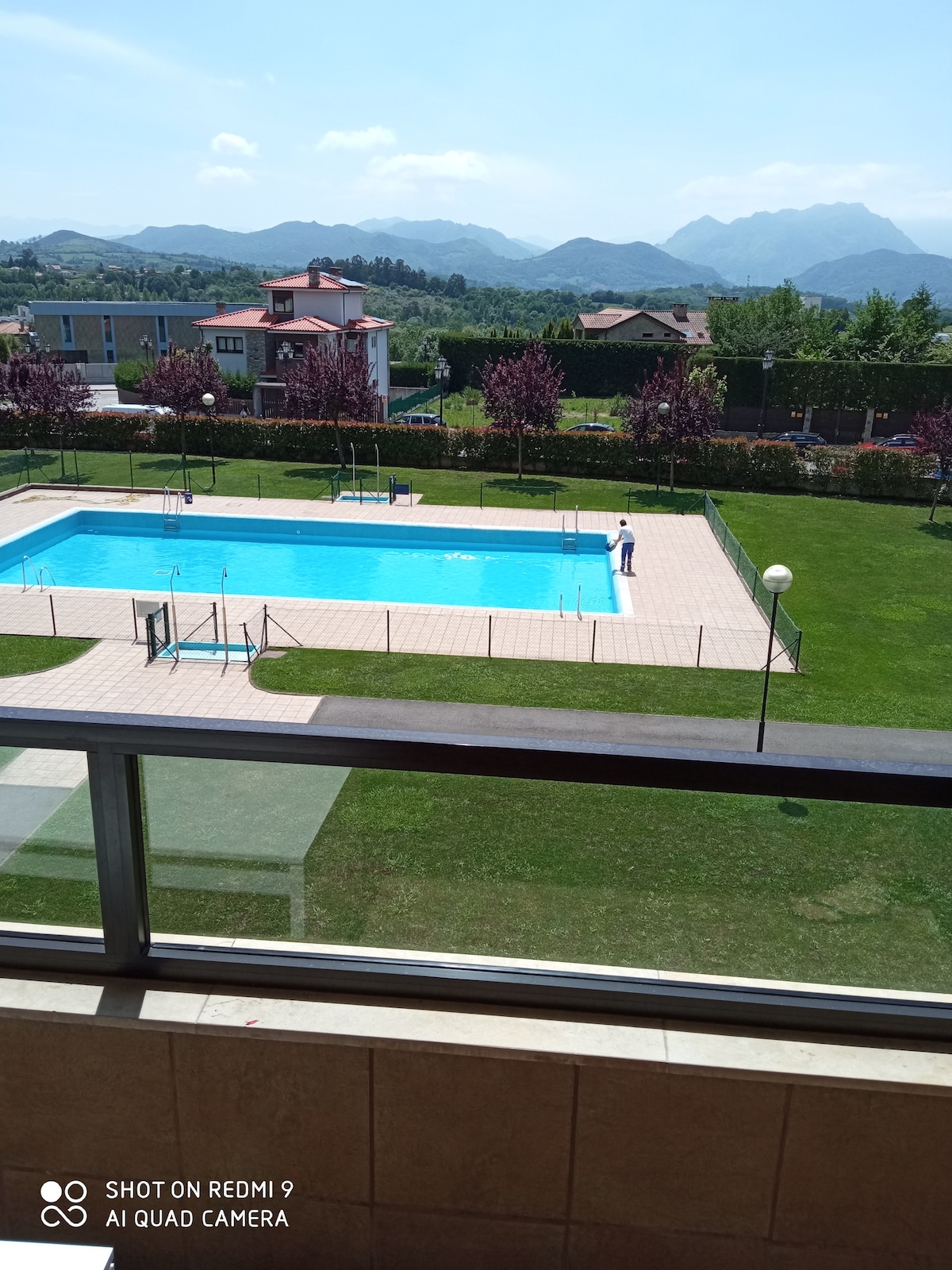 Apartamento con piscina, vistas