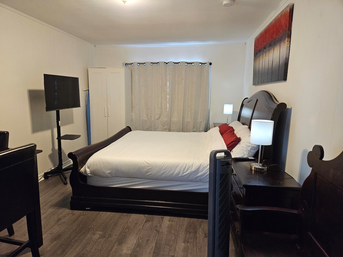 Beechwood Oasis Private Studio Apartment, King Bed