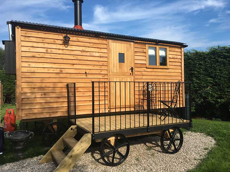 Stackstead Farm 's Shepherds Hut