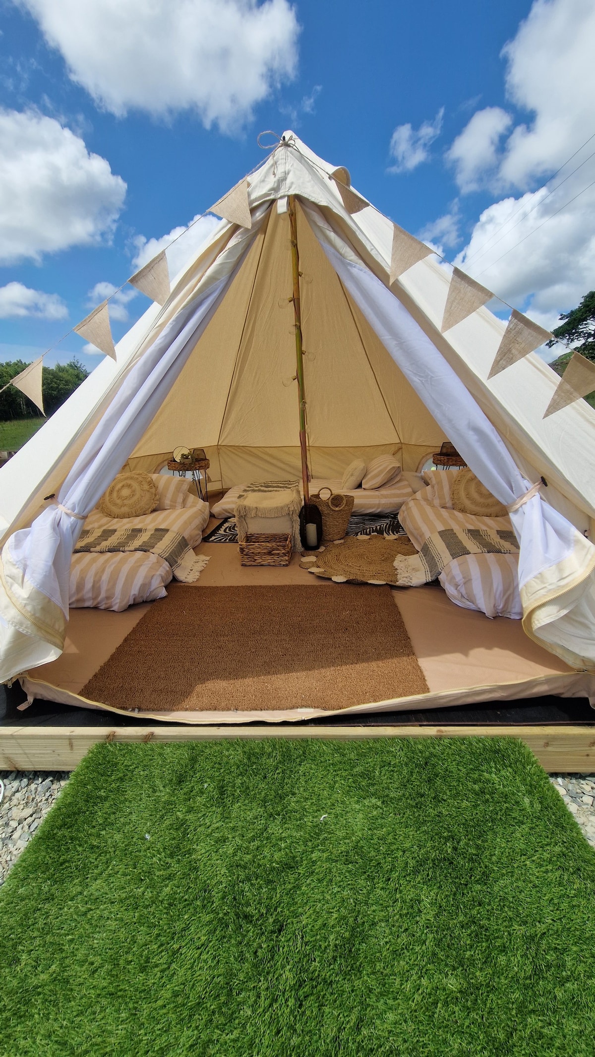 Turlough's Terrace - Bell tent