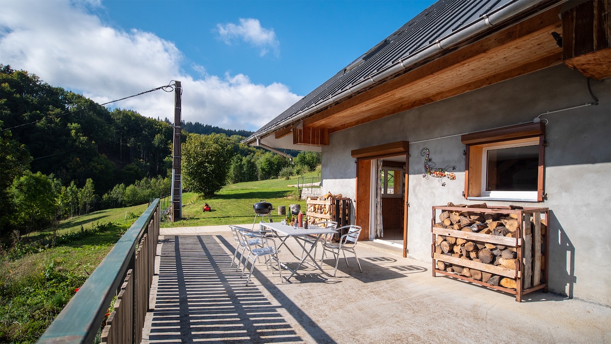 cottage 6 pers LE FOUR, Géoparc des Bauges Savoie