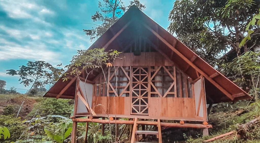 Cábaña Terra, con baño privado.