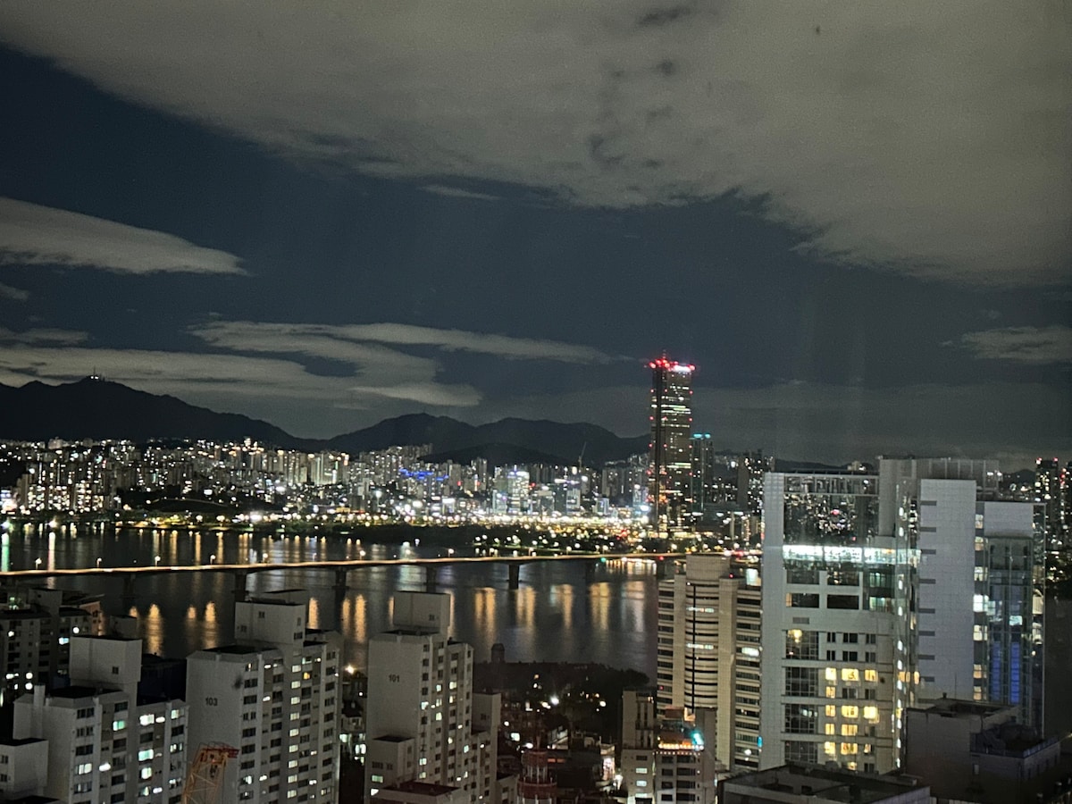 Mapo Stay/High-rise Han River view/cozy Place