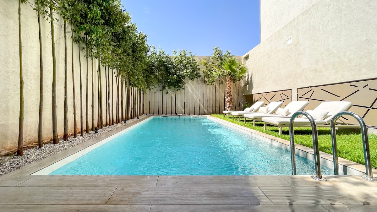 Sublime villa Azur piscine chauffée à Marrakech