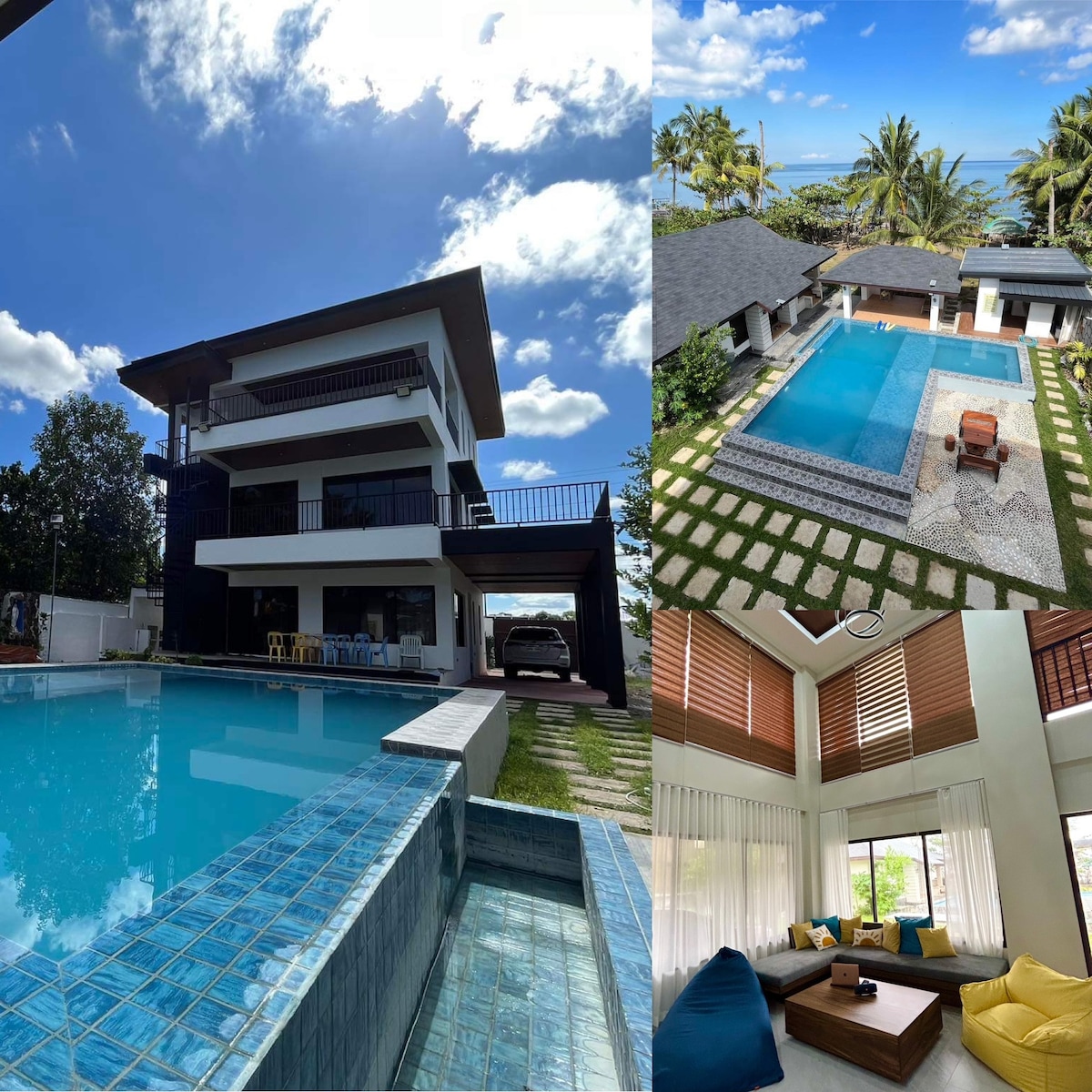 3 Storey Beachfront Villa with Pool