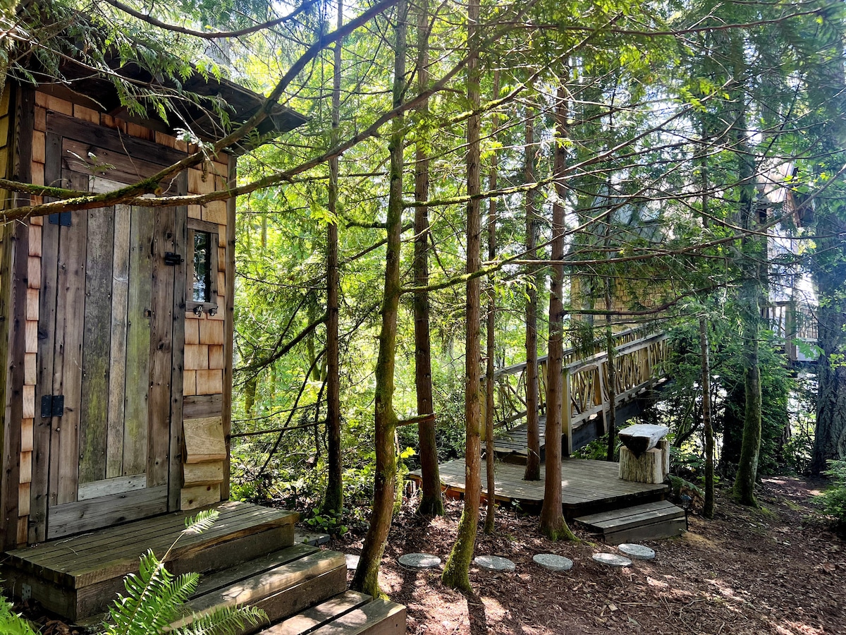 Oceanfront Treehouse on Vashon Island