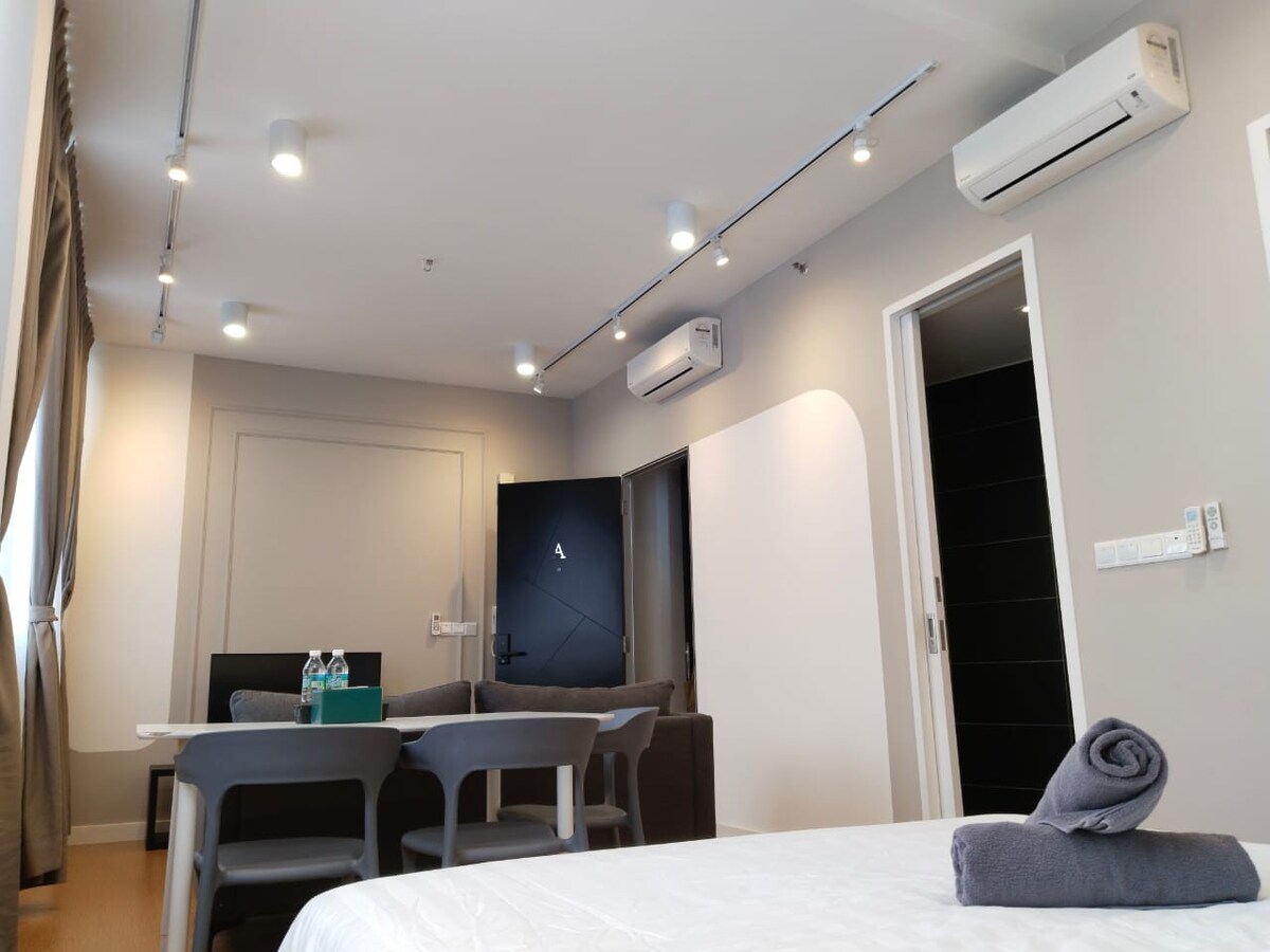 双钥匙单间公寓-现代舒适空间套房