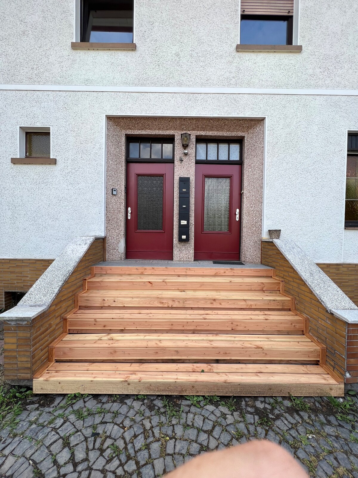 Große Wohnung mit großem Balkon