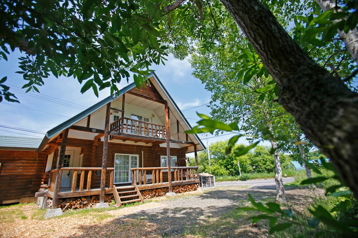 The Lodge Abashiri【Nature Log house w/ BBQ】