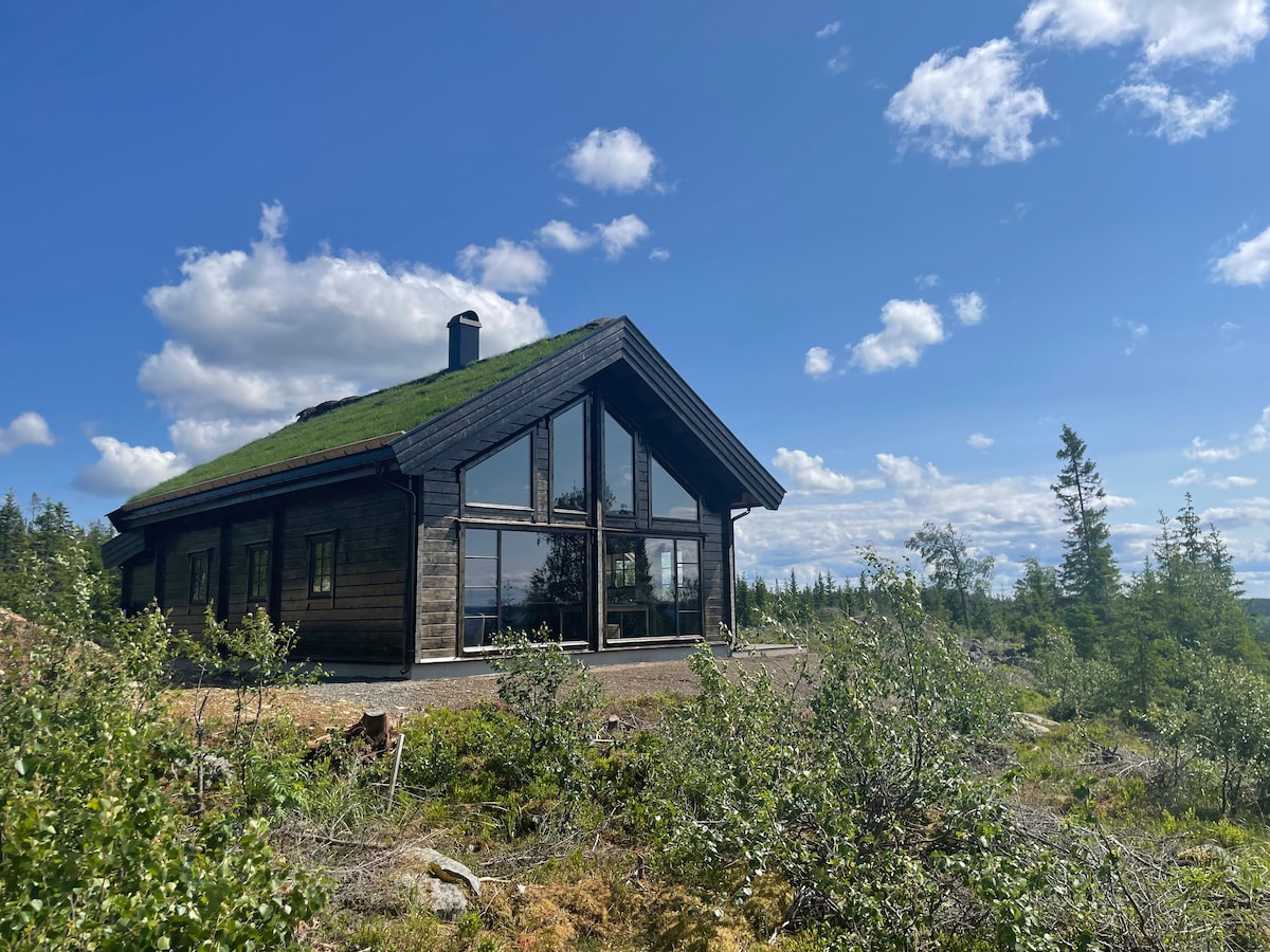 Hafjell -全新高标准度假木屋、景观、滑雪出入