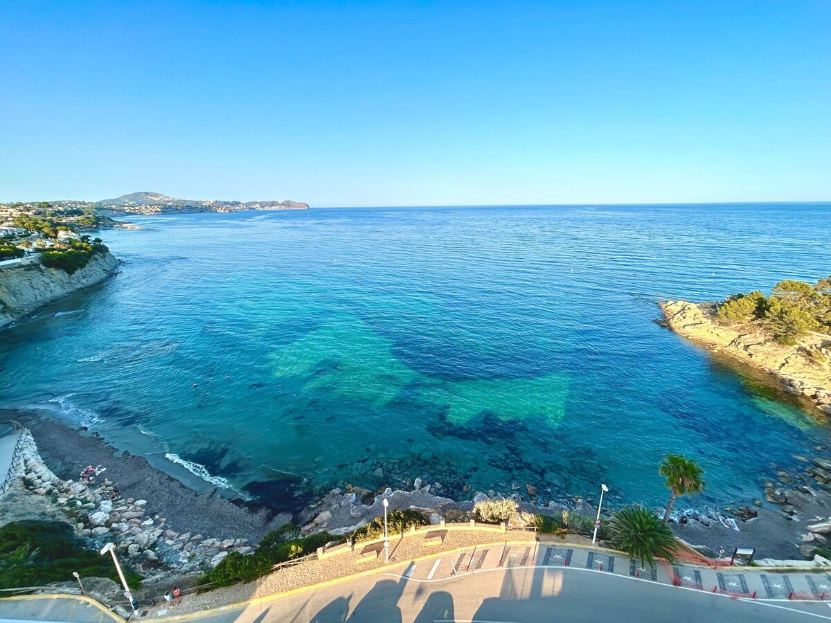 Calpe ，奢华，泳池空中景观