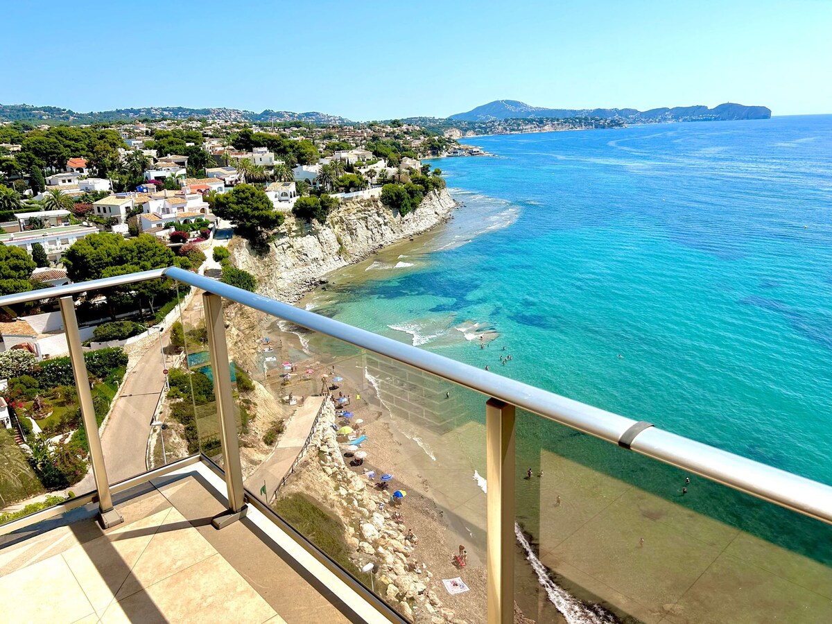 Calpe ，奢华，泳池空中景观