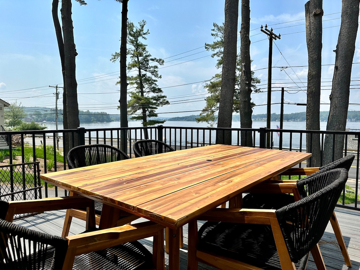 Luxe waterfront| PVT Dock, Deck, Sonos, Sleeps 10