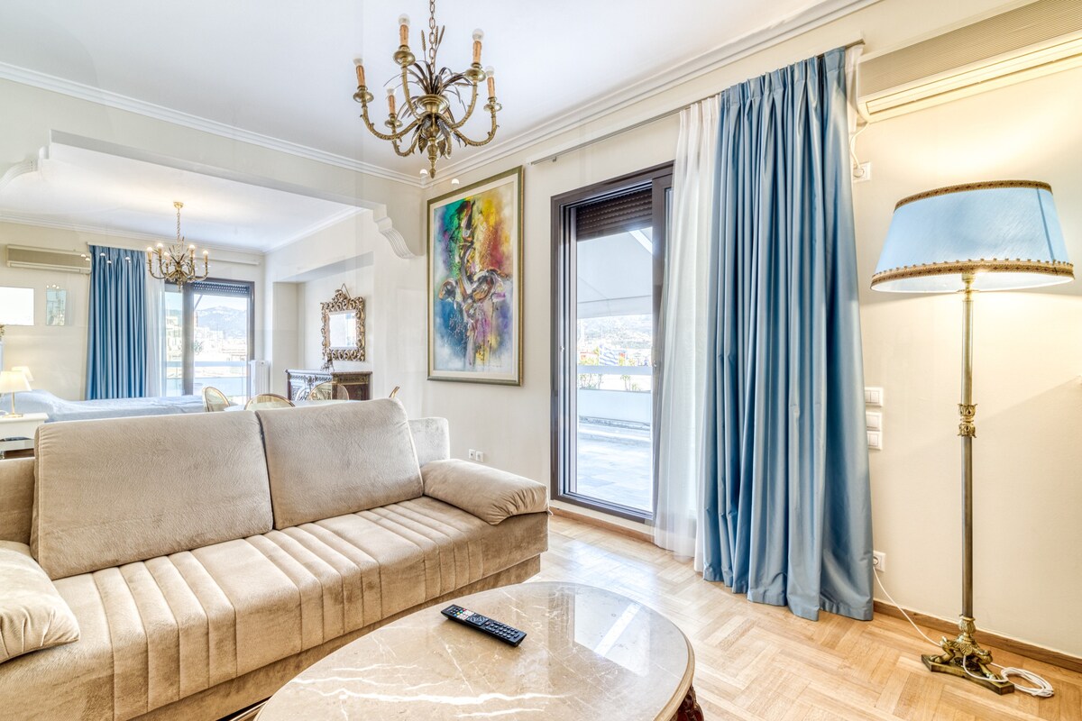 Acropolis View Luxury Apart@200m metro Evagelismos