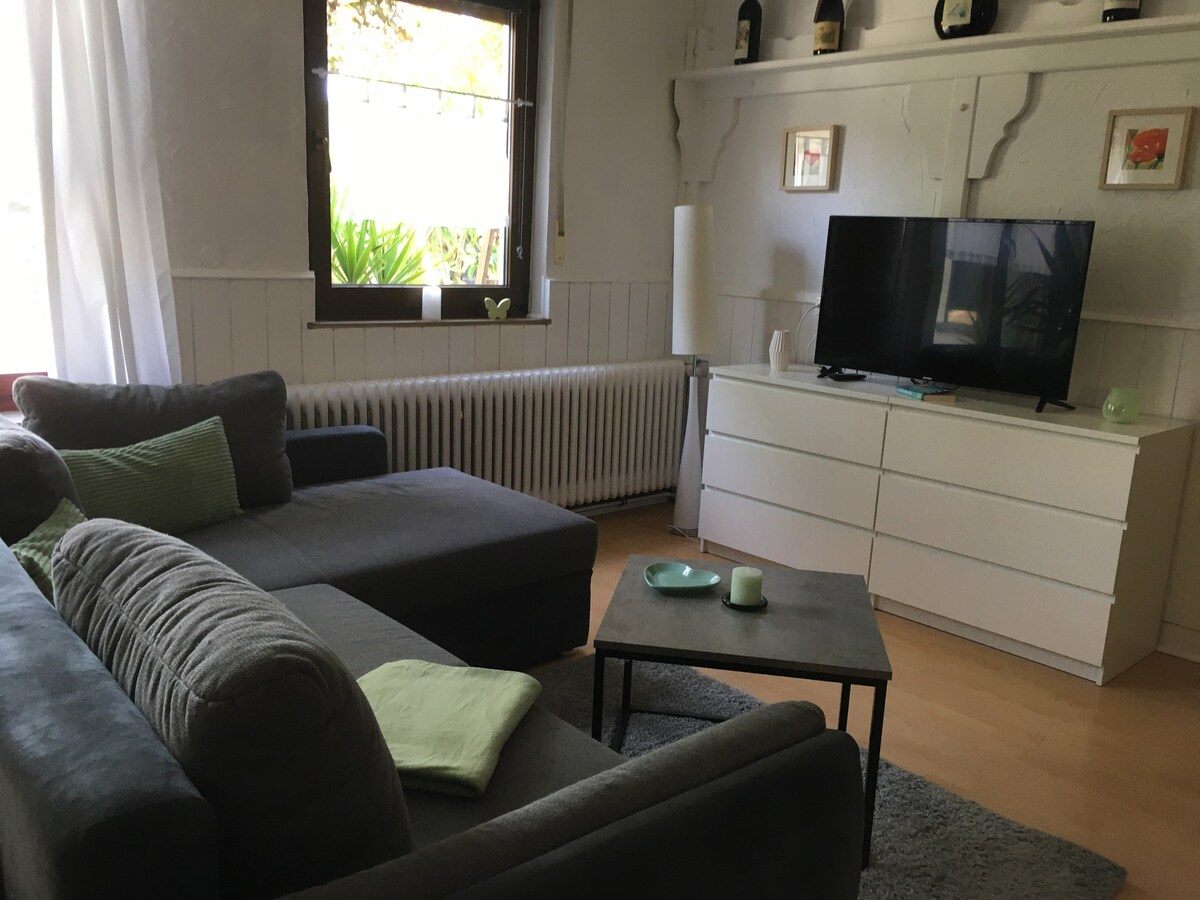 Ruhige Ferienwohnung am Rhein