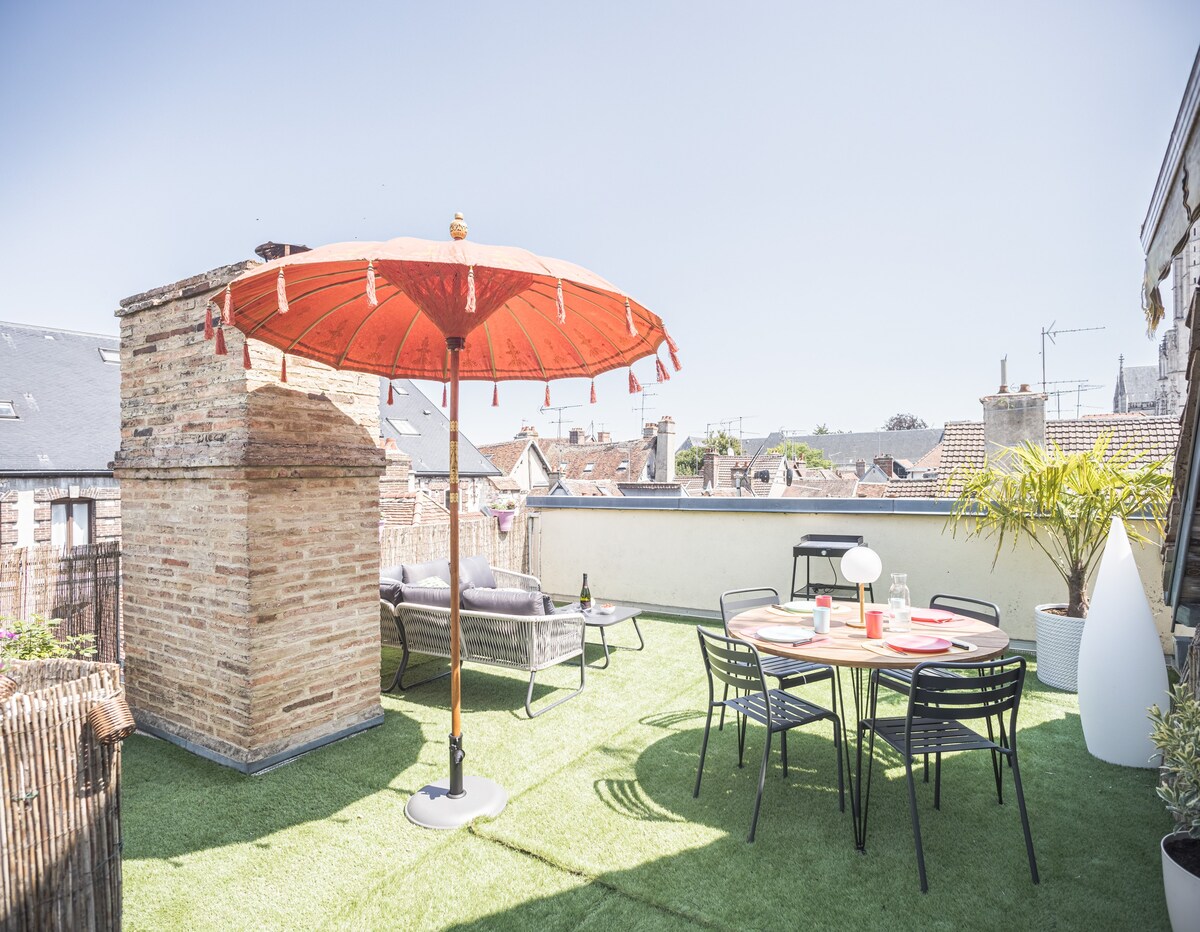 Le Rooftop - vue Cathédrale - Climatisation