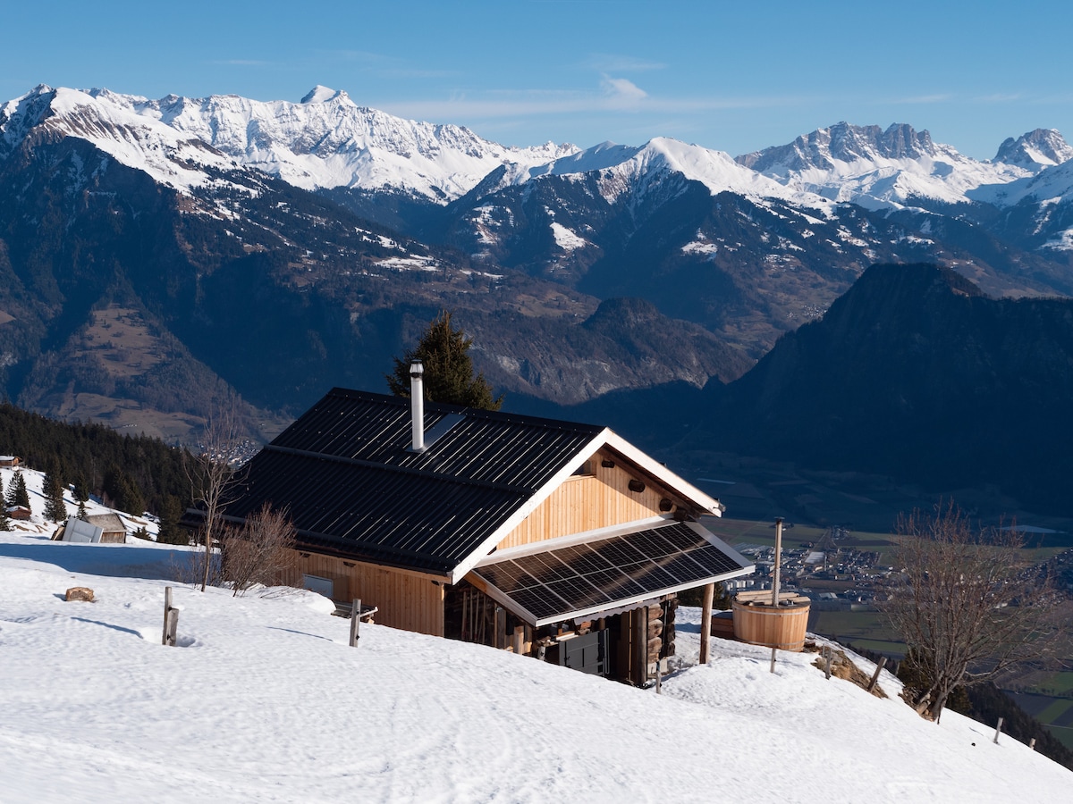 Eco Alpine Chalet with HotTub