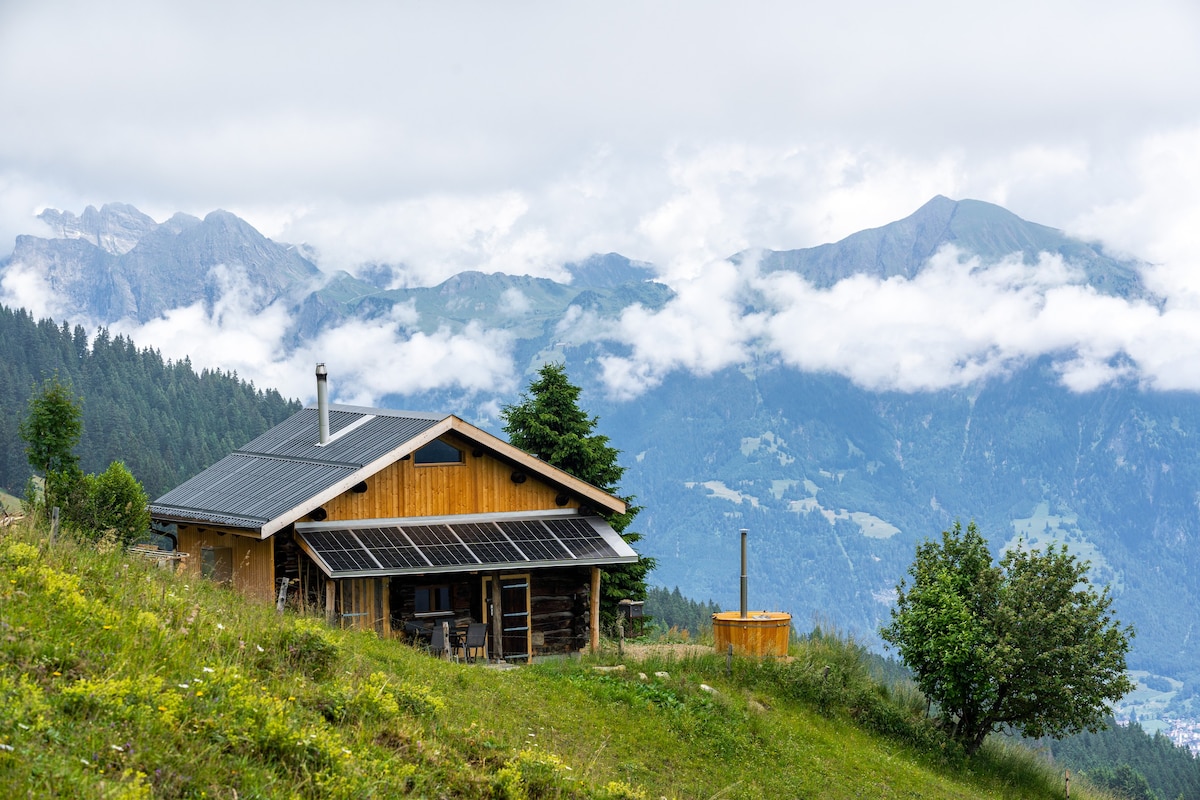 Eco Alpine Chalet with HotTub