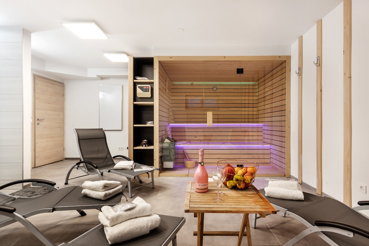 Chic Apartments with Sauna and Jacuzzi, 1-bedroom