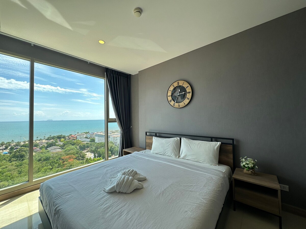 Riviera Jomtien I RareHighFL SeaView I MonthStay z