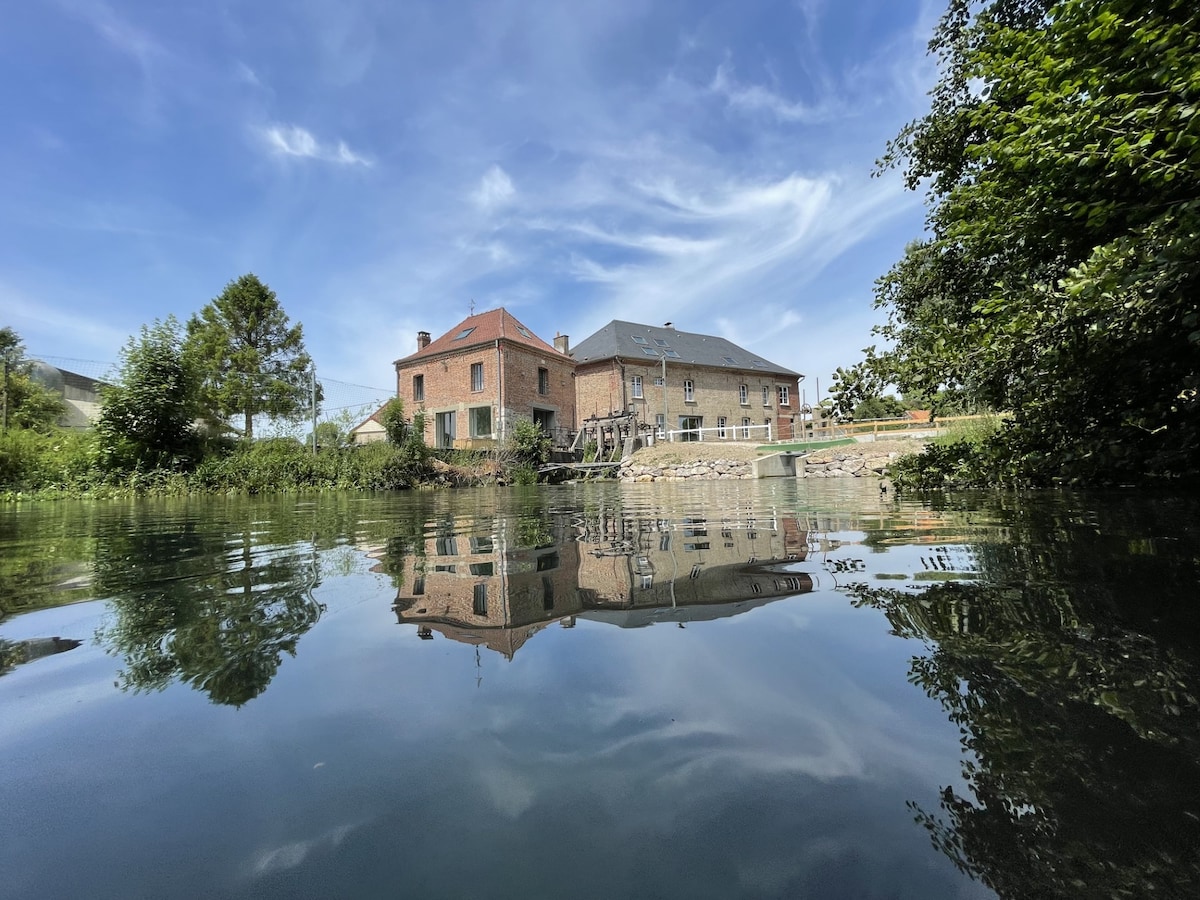 Gite du moulin de Monchel sur Canche