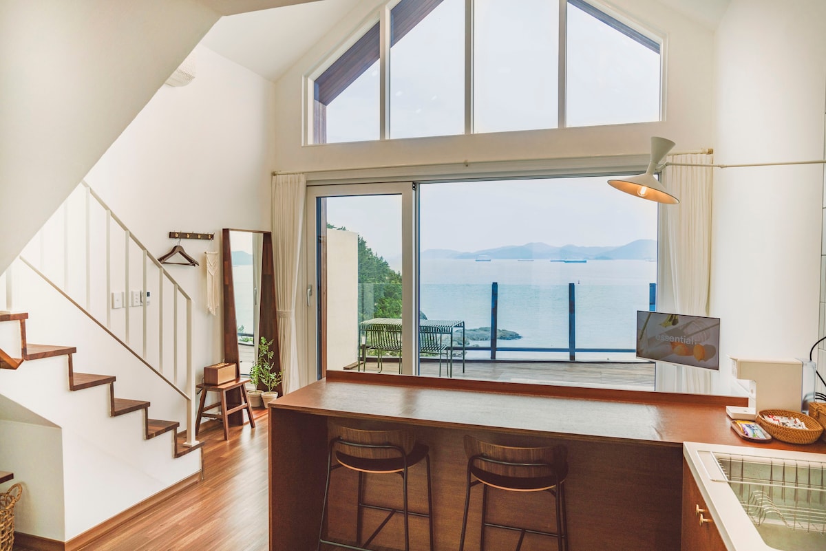 [5月新开业]今天也是Namhae Ocean View私人住宿第1部分。