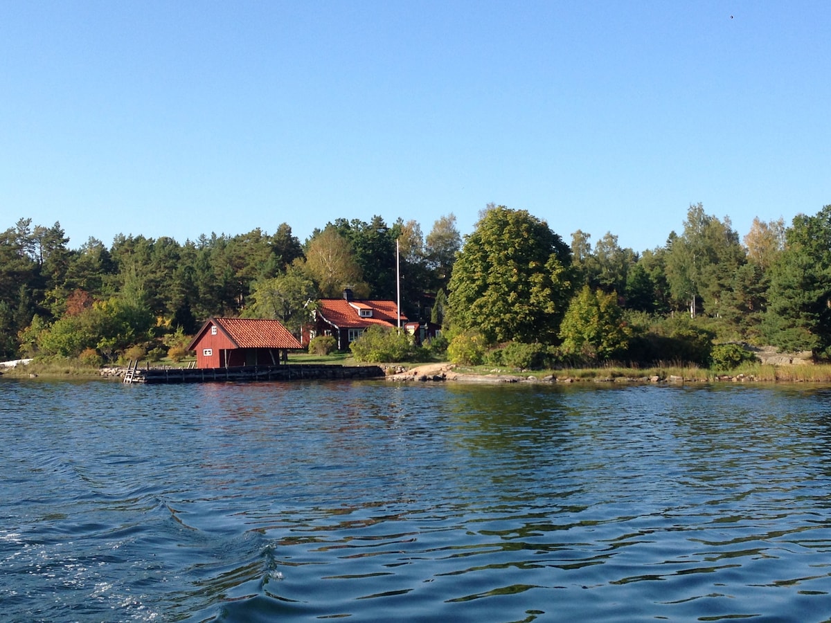 Egen strand och ett underbart hus i skärgården