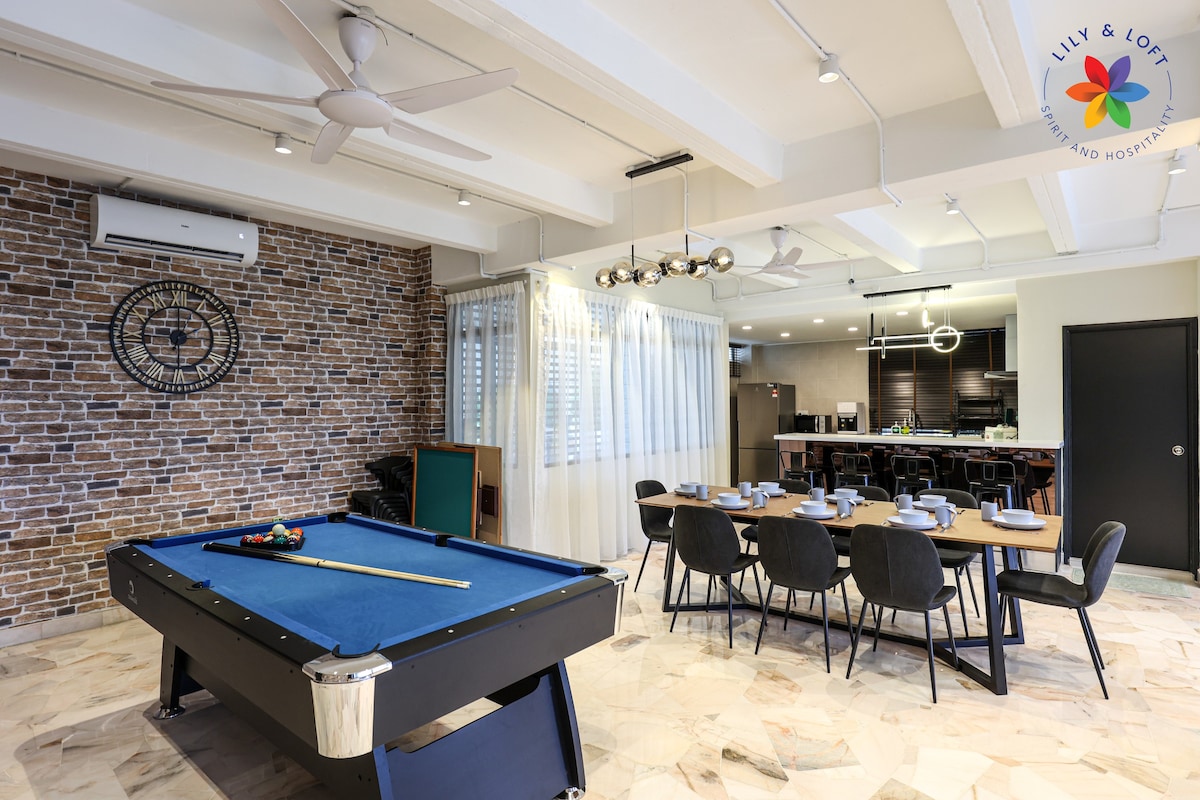 𝟭𝟭𝗽𝗮𝘅, KL Townhouse w Karaoke/BBQ/Pool Table