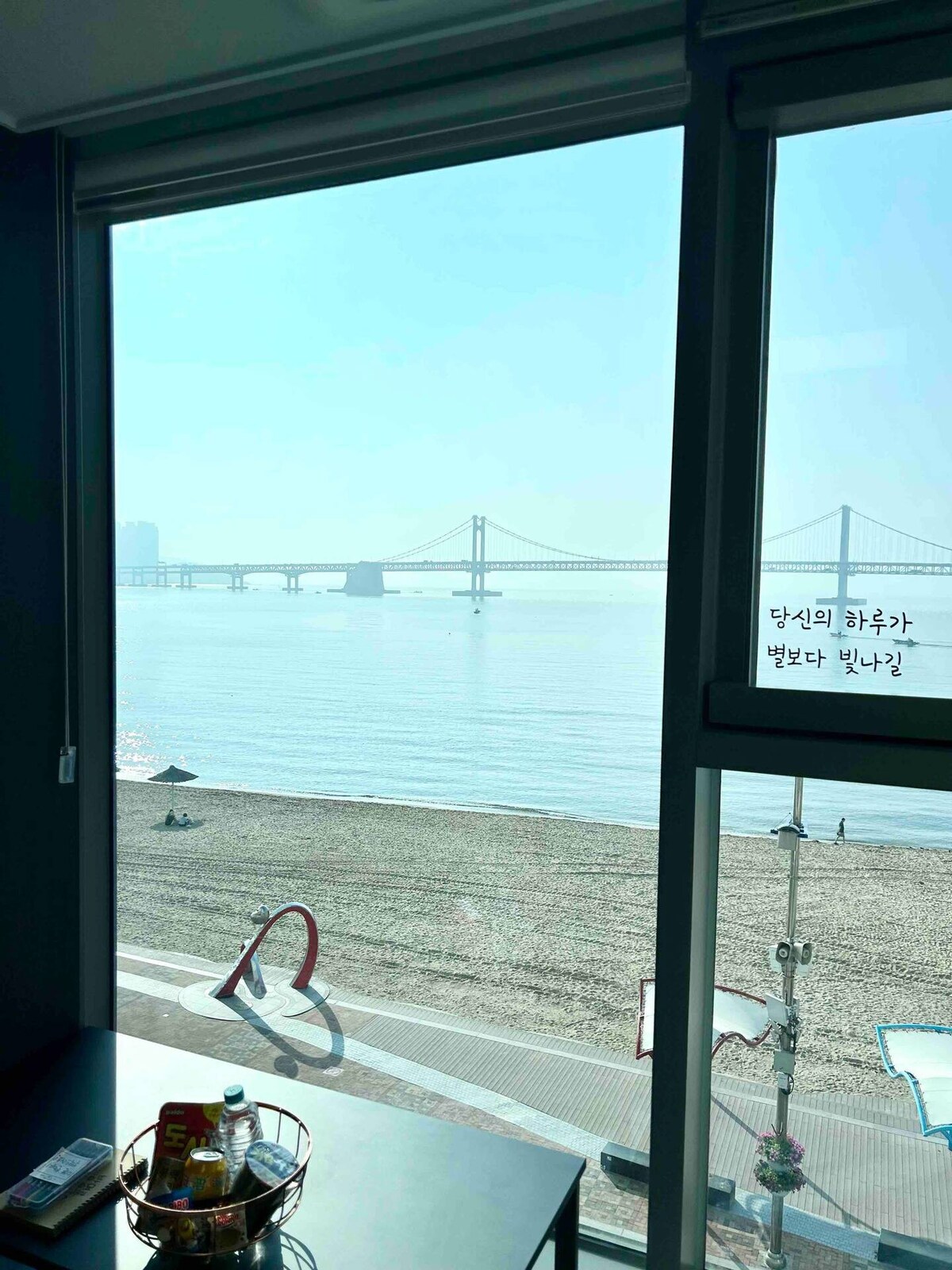 全新/2间客房/海滩1秒/广安大桥景观/Bimp/Netflix
