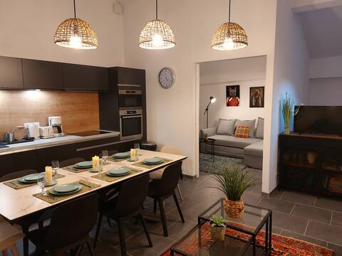 La Maison Bleue, duplex 6 à 8 personnes