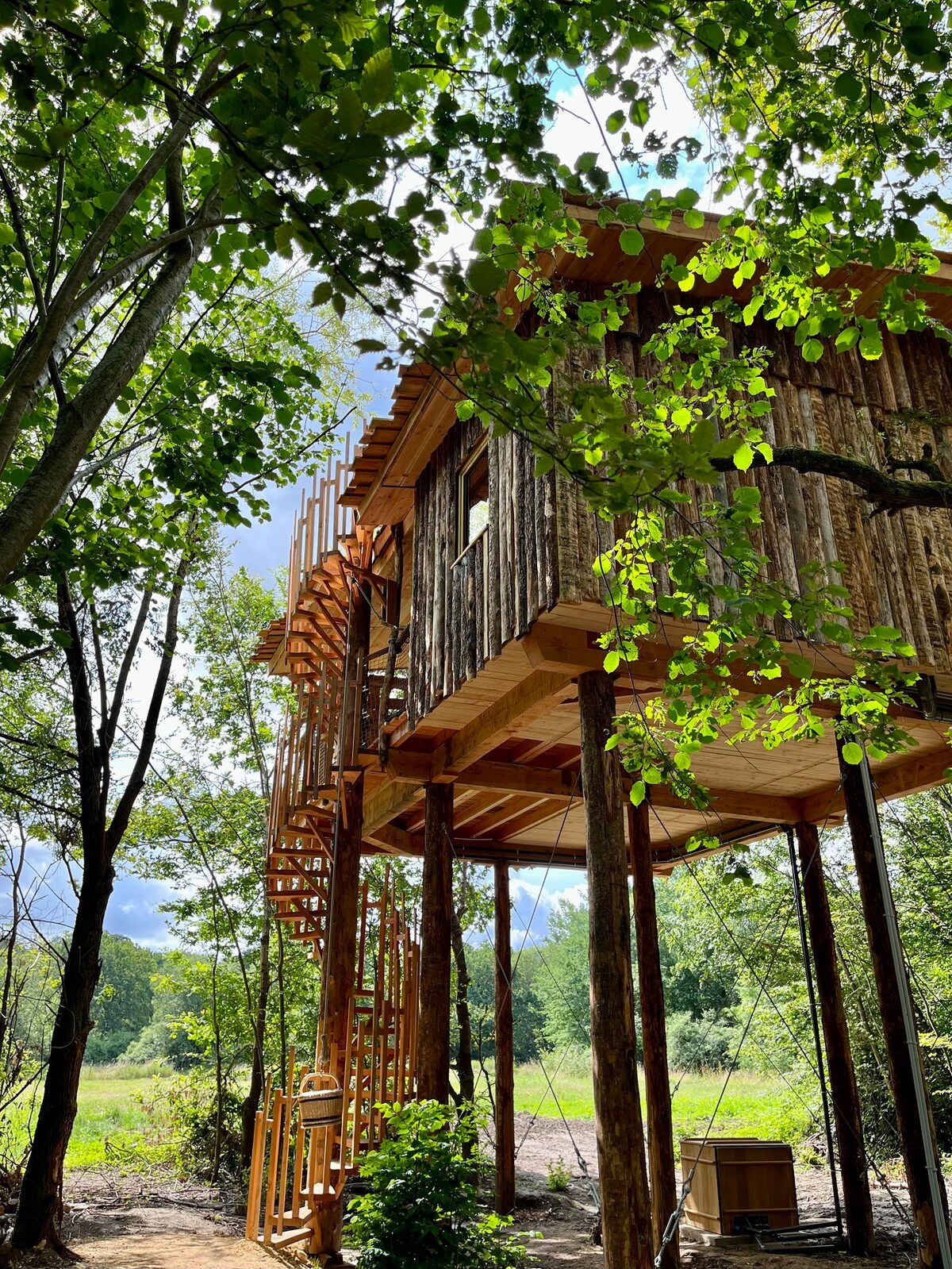 Cabane Spa Ecole Buissonnière