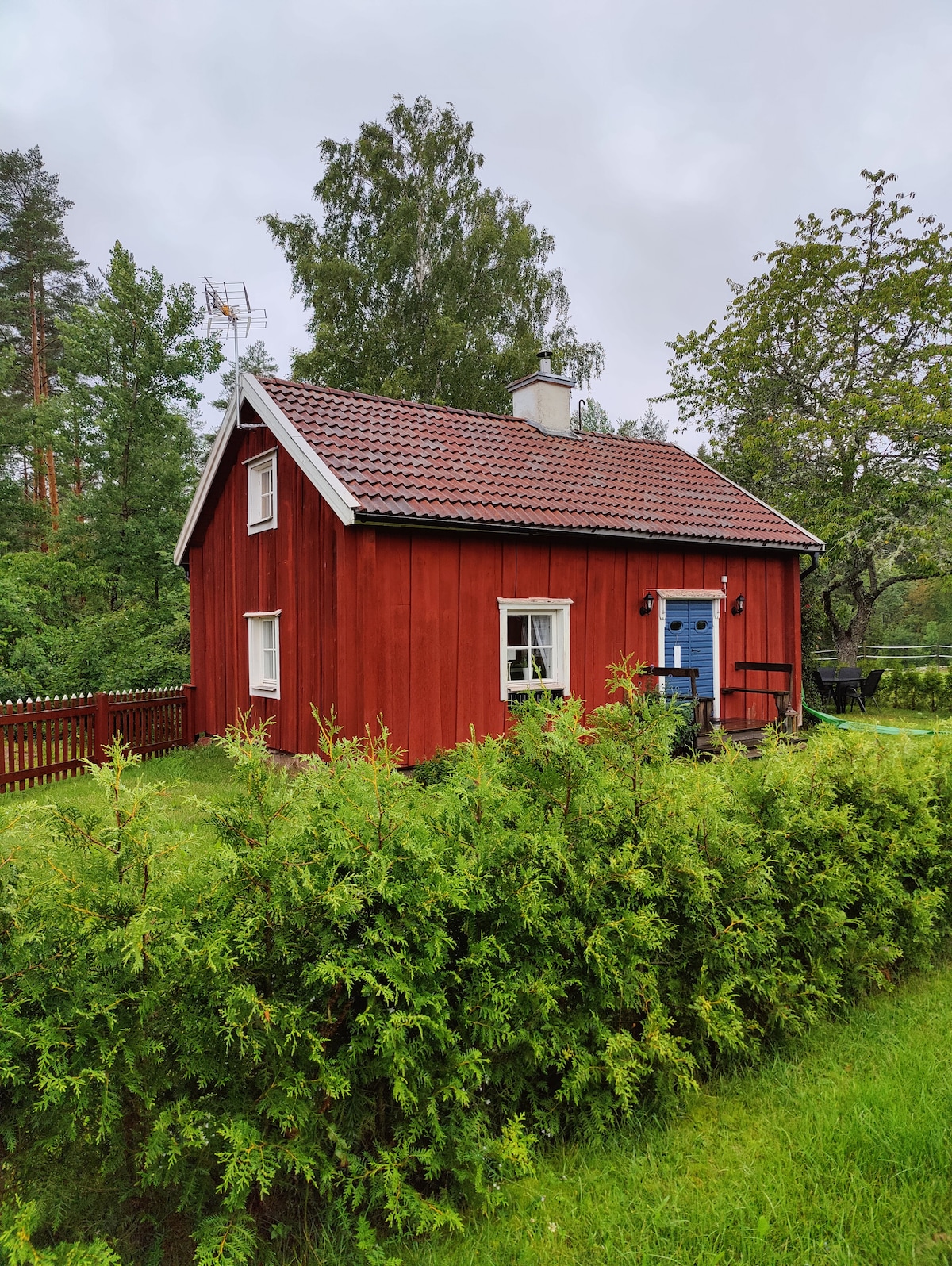 Lantlig stuga nära Vimmerby.