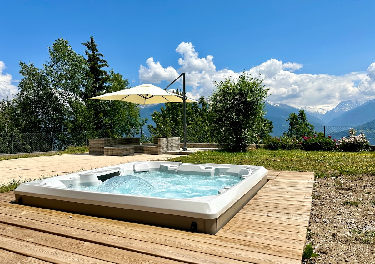 Le Chalet Pouchignon | Jaccuzzi