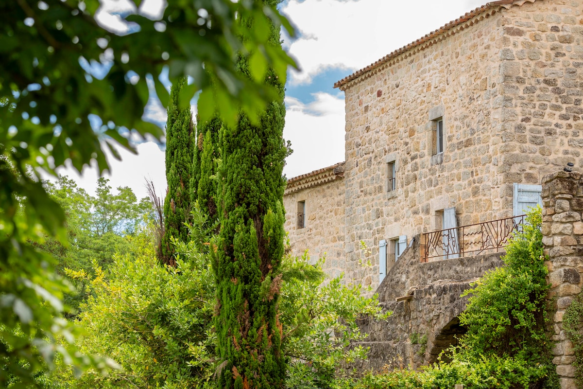 Magnanerie de Monteil, Cyprès