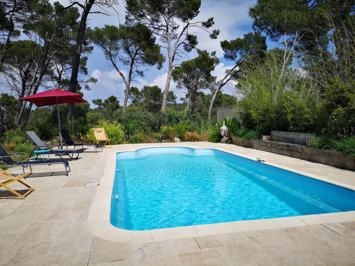 Villa avec piscine à 10mn d'Aix-en-Provence