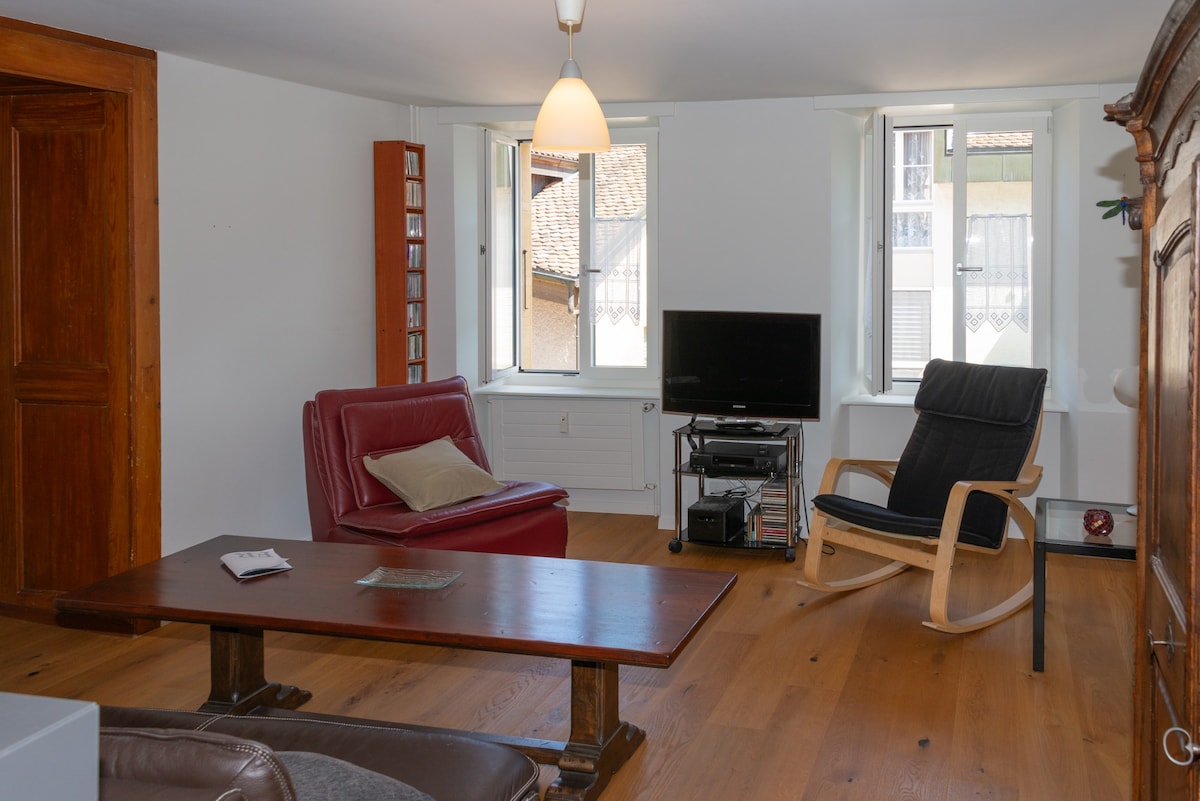 Chez Irène, appartement au centre du vieux village